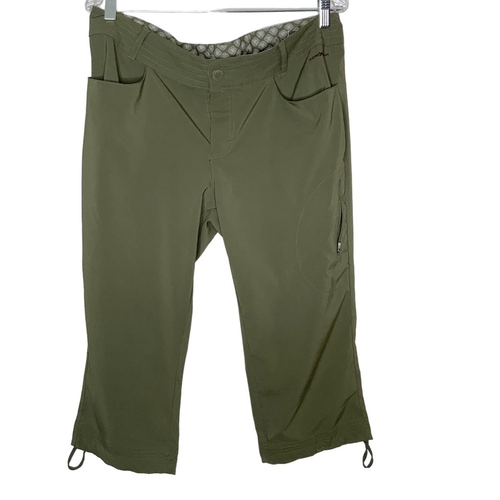 ZEROXPOSUR olive green cropped lifestyle pants. Size 12